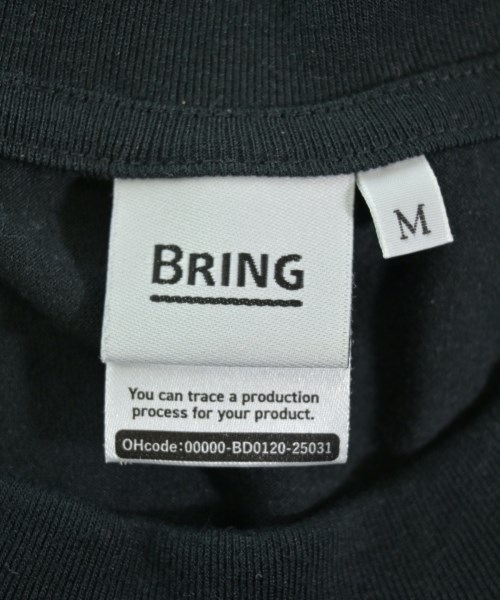 BRING（ブリング）Tシャツ・カットソー 黒 サイズ:M メンズ/2200639774022