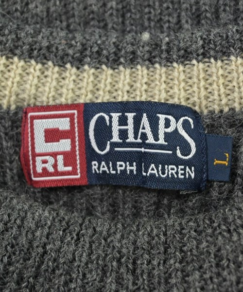 CHAPS RALPH LAUREN（チャップスラルフローレン）ニット・セーター グレー サイズ:L メンズ/2200606383073