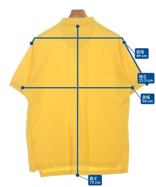CHAPS RALPH LAUREN（チャップスラルフローレン）ポロシャツ 黄 サイズ:M メンズ/2200619311094