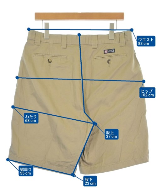 CHAPS RALPH LAUREN（チャップスラルフローレン）ショートパンツ ベージュ サイズ:36(XXL位) メンズ/2200619311216