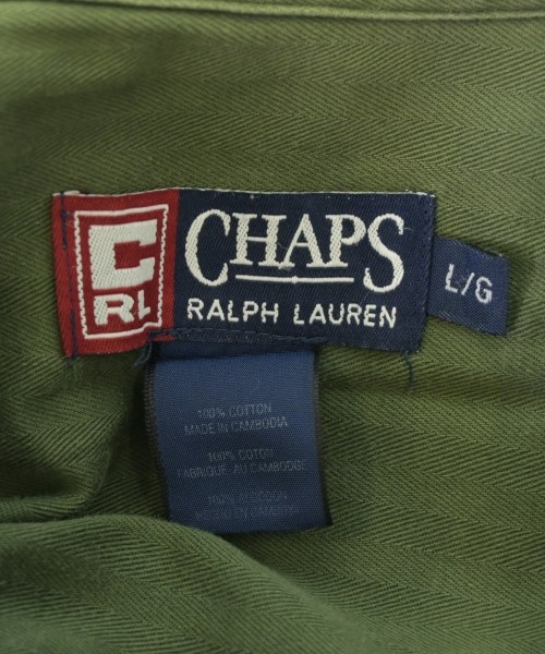 CHAPS RALPH LAUREN（チャップスラルフローレン）カジュアルシャツ カーキ サイズ:L メンズ/2200729748032