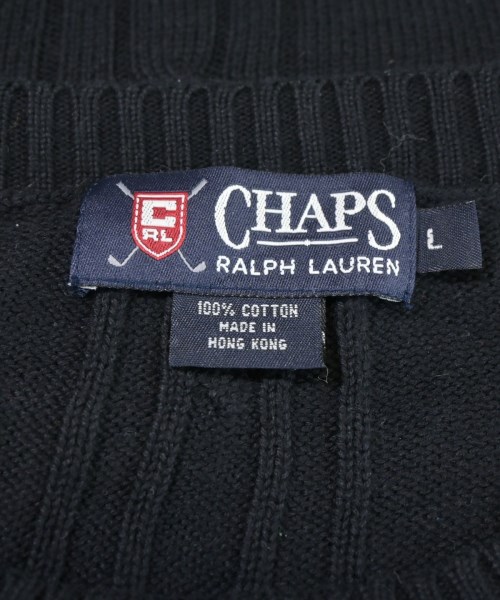 CHAPS RALPH LAUREN（チャップスラルフローレン）ニット・セーター 黒 サイズ:L メンズ/2200692989067