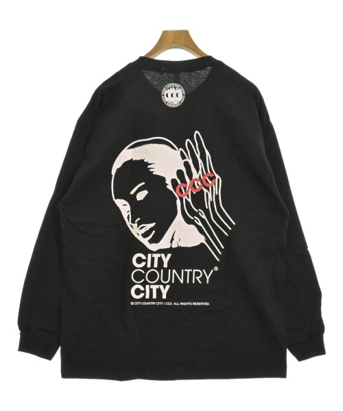 CITY COUNTRY CITY（シティーカントリーシティー）Tシャツ・カットソー 黒 サイズ:XL メンズ/2200520997219