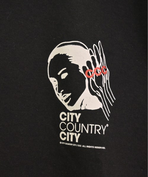 CITY COUNTRY CITY（シティーカントリーシティー）Tシャツ・カットソー 黒 サイズ:XL メンズ/2200520997219