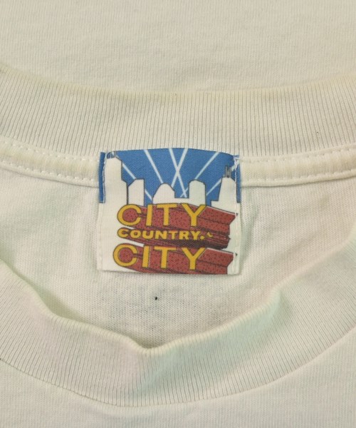 CITY COUNTRY CITY（シティーカントリーシティー）Tシャツ・カットソー 白 サイズ:L メンズ/2200643375024