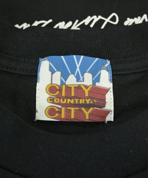 CITY COUNTRY CITY（シティーカントリーシティー）Tシャツ・カットソー 黒 サイズ:L メンズ/2200696120121