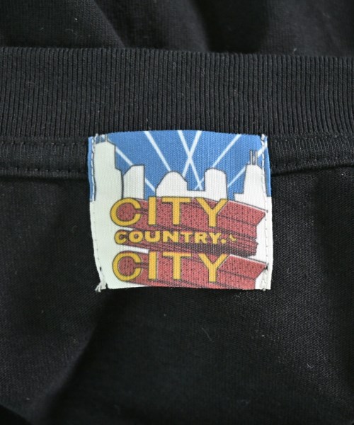 CITY COUNTRY CITY（シティーカントリーシティー）Tシャツ・カットソー 黒 サイズ:XL メンズ/2200716838074