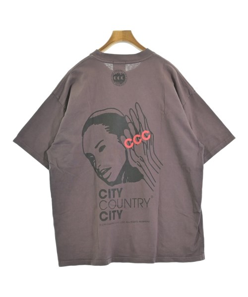 CITY COUNTRY CITY（シティーカントリーシティー）Tシャツ・カットソー 茶 サイズ:L メンズ/2200717644070