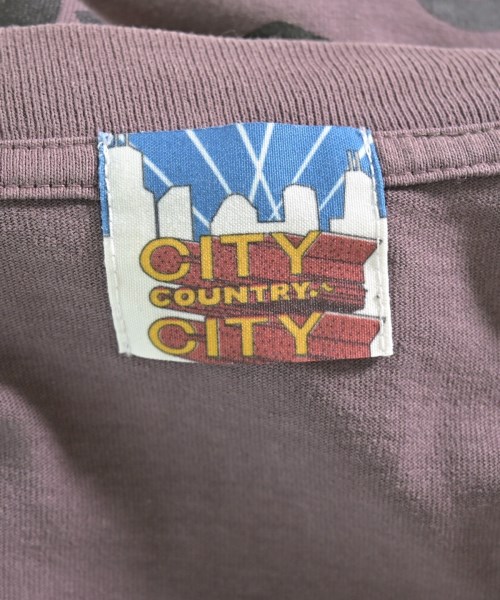 CITY COUNTRY CITY（シティーカントリーシティー）Tシャツ・カットソー 茶 サイズ:L メンズ/2200717644070