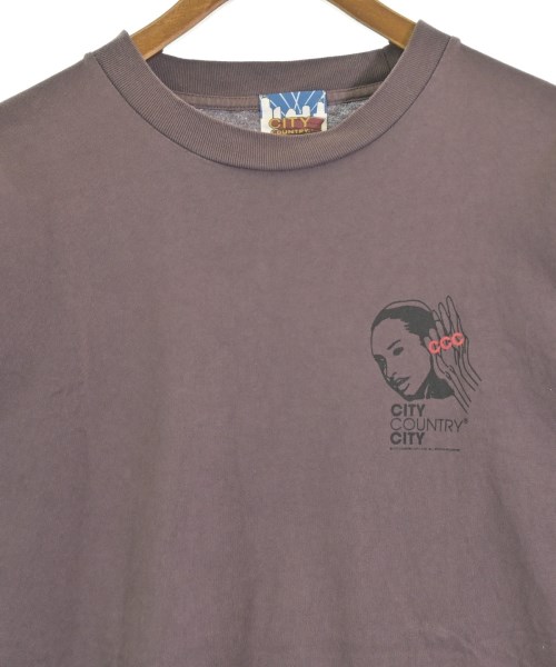 CITY COUNTRY CITY（シティーカントリーシティー）Tシャツ・カットソー 茶 サイズ:L メンズ/2200717644070