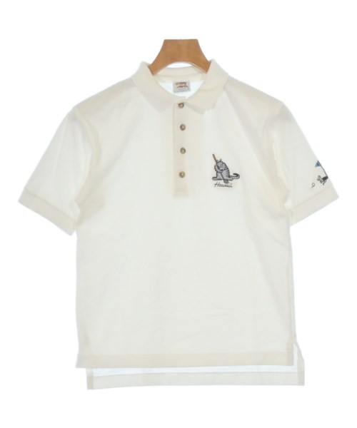 Crazy Shirts(クレイジーシャツ)ポロシャツ 白 サイズ:XS/2200686661030