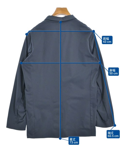 DESCENTE PAUSE（デサントポーズ）テーラードジャケット 紺 サイズ:M メンズ/2200658544026