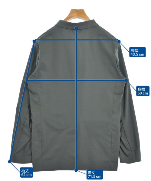 DESCENTE PAUSE（デサントポーズ）テーラードジャケット 緑 サイズ:M メンズ/2200658544033