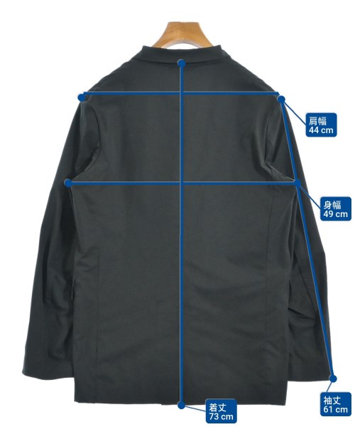 DESCENTE PAUSE（デサントポーズ）テーラードジャケット 黒 サイズ:M メンズ/2200658544040