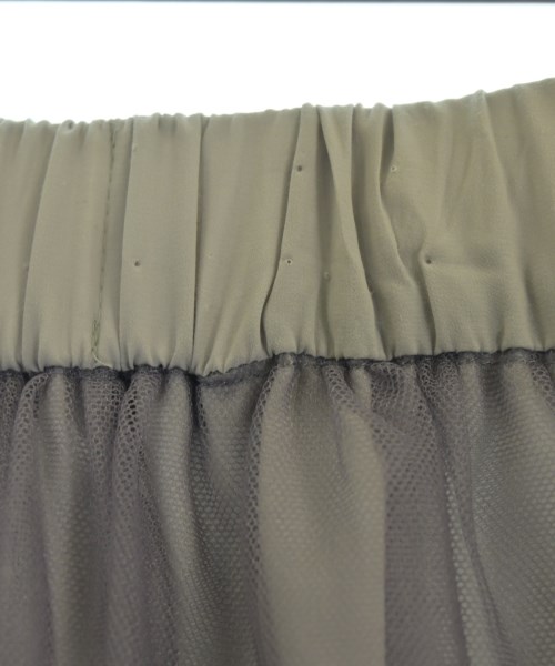 e by eclat（イーバイエクラ）ロング・マキシ丈スカート グレー サイズ:38(M位) レディース/2200630753033