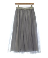 e by eclat（イーバイエクラ）ロング・マキシ丈スカート グレー サイズ:38(M位) レディース/2200630753033