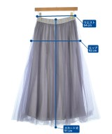 e by eclat（イーバイエクラ）ロング・マキシ丈スカート グレー サイズ:36(S位) レディース/2200672786044