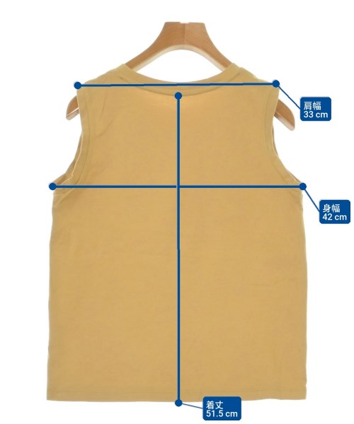 earthy_（アーシー）タンクトップ 黄 サイズ:F レディース/2200654093030