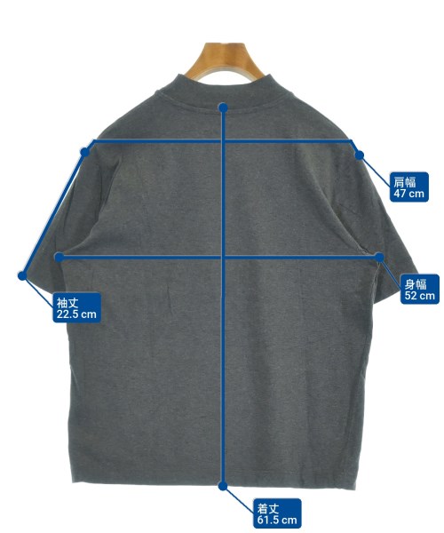 ELACIO（エラシオ）Tシャツ・カットソー グレー サイズ:3(L位) メンズ/2200653328102