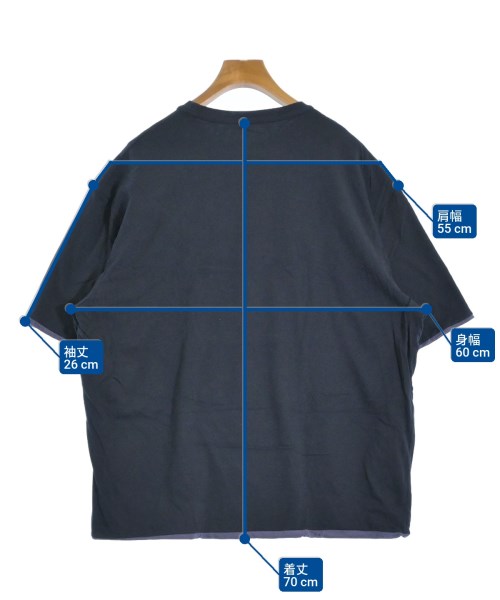 ELACIO（エラシオ）Tシャツ・カットソー 紺 サイズ:-(L位) メンズ/2200683588095