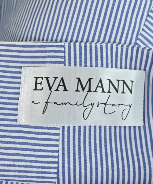 EVA MANN（エヴァマン）ブラウス 青 サイズ:36(S位) レディース/2200669270174