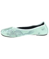 FUJIN TREE（フージンツリー）バレエシューズ/オペラシューズ 緑 サイズ:38(24.5cm位) レディース/2200608157078