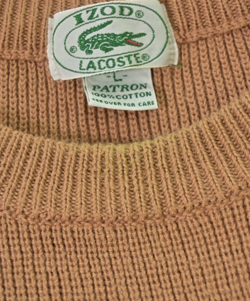 IZOD LACOSTE（アイゾッドラコステ）ニット・セーター 茶 サイズ:L メンズ/2200696241024
