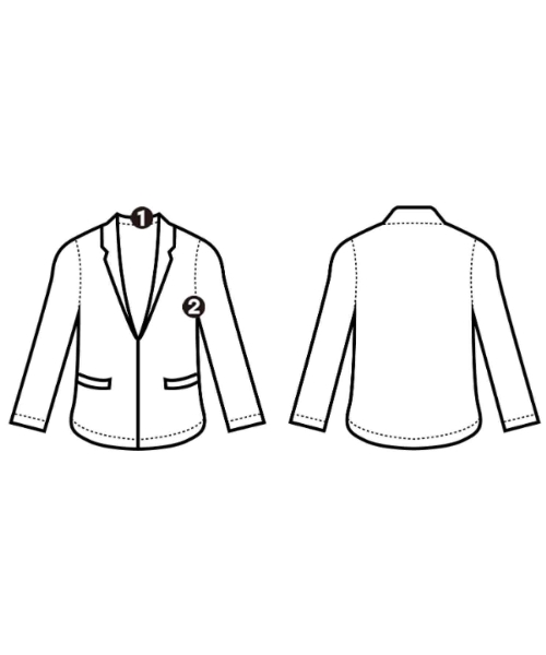 J.C.PENNEY（ジェーシーペニー）テーラードジャケット 青 サイズ:-(M位) レディース/2200680685032