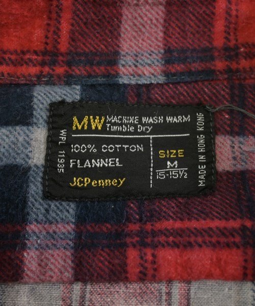 J.C.PENNEY（ジェーシーペニー）カジュアルシャツ 赤 サイズ:M メンズ/2200706912029