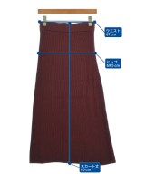 LA MAILLE SEZANE（ラマイユセザンヌ）ロング・マキシ丈スカート 赤 サイズ:M レディース/2200603218101