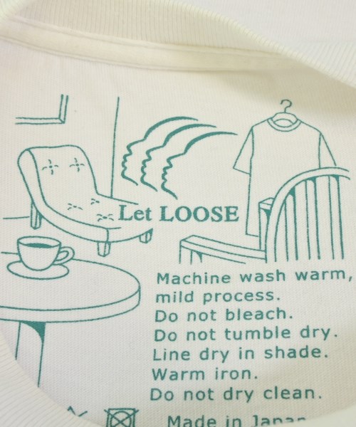 Let LOOSE（レットルース）Tシャツ・カットソー 白 サイズ:XL メンズ/2200678597125