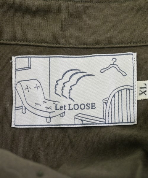 Let LOOSE（レットルース）ポロシャツ カーキ サイズ:XL メンズ/2200709099383