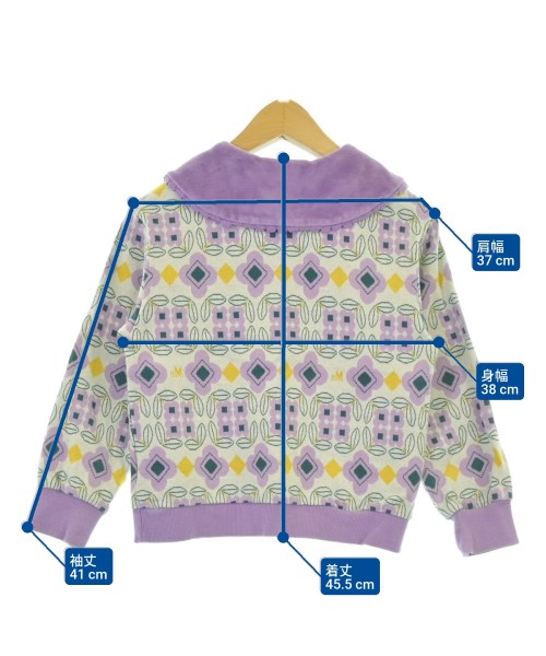 moimoln（モイモルン）ニット 紫 サイズ:130(9T-10T) キッズ/2200671950118