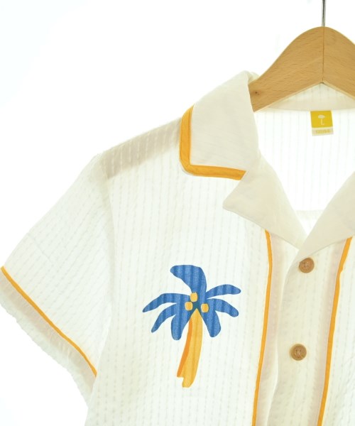 moimoln（モイモルン）シャツ 白 サイズ:130(9T-10T) キッズ/2200671950125