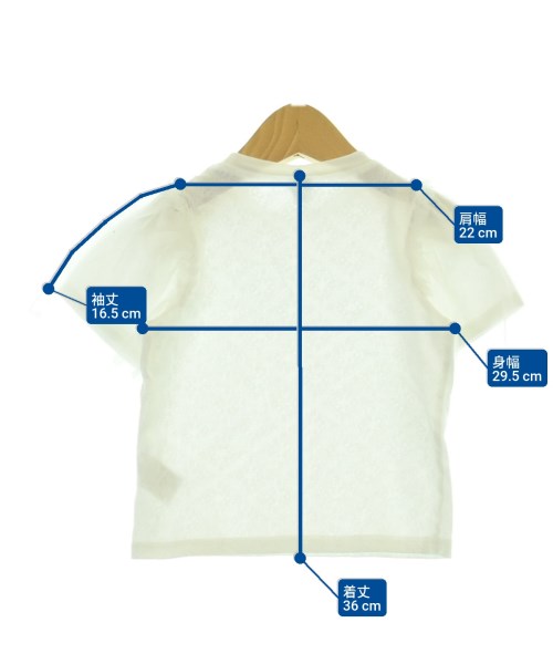 moimoln（モイモルン）Tシャツ・カットソー 白 サイズ:110(5T-6T) キッズ/2200654092057