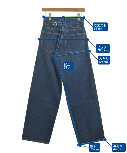 NEEDBY heritage（ニードバイヘリテージ）デニムパンツ 紺 サイズ:24(S位) レディース/2200630053065