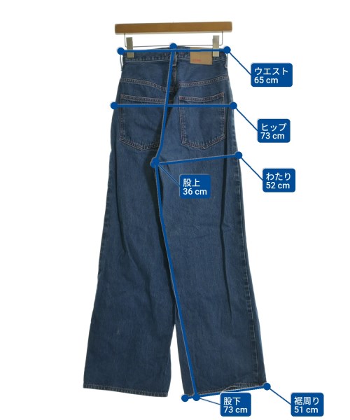 NEEDBY heritage（ニードバイヘリテージ）デニムパンツ その他（柄物・カラフル） サイズ:23(XS位) レディース/2200631314042