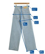 NEEDBY heritage（ニードバイヘリテージ）デニムパンツ 青 サイズ:23(XS位) レディース/2200615909097
