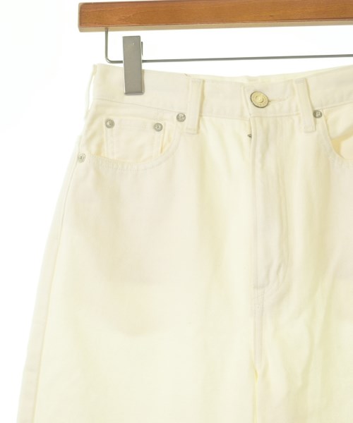 NEEDBY heritage（ニードバイヘリテージ）デニムパンツ 白 サイズ:25(S位) レディース/2200616094037
