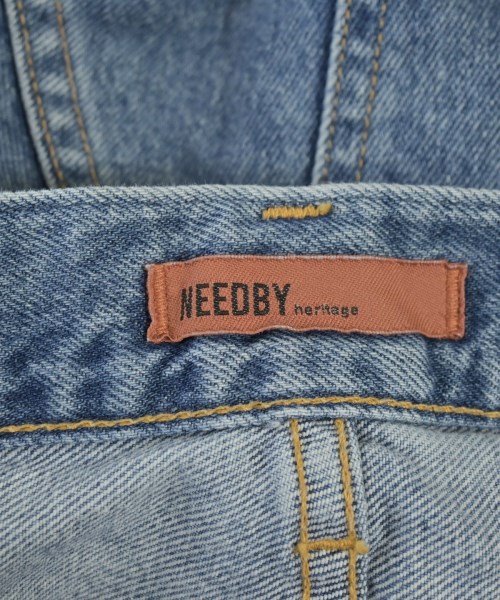 NEEDBY heritage（ニードバイヘリテージ）デニムパンツ 青 サイズ:23(XS位) レディース/2200673688026