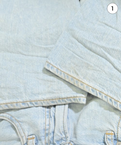 NEEDBY heritage（ニードバイヘリテージ）デニムパンツ 青 サイズ:23(XS位) レディース/2200694463015