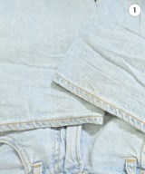 NEEDBY heritage（ニードバイヘリテージ）デニムパンツ 青 サイズ:23(XS位) レディース/2200694463015
