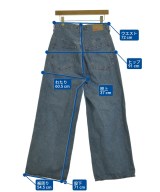 NEEDBY heritage（ニードバイヘリテージ）デニムパンツ 青 サイズ:26(M位) レディース/2200659337023