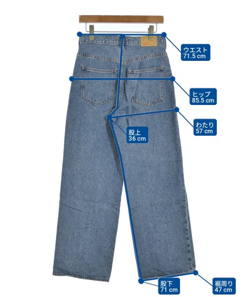 NEEDBY heritage（ニードバイヘリテージ）デニムパンツ 青 サイズ:25(S位) レディース/2200710660251