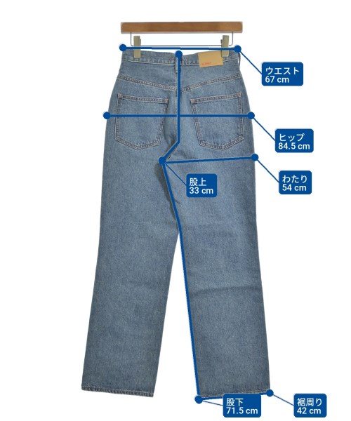 NEEDBY heritage（ニードバイヘリテージ）デニムパンツ 青 サイズ:24(S位) レディース/2200715798065