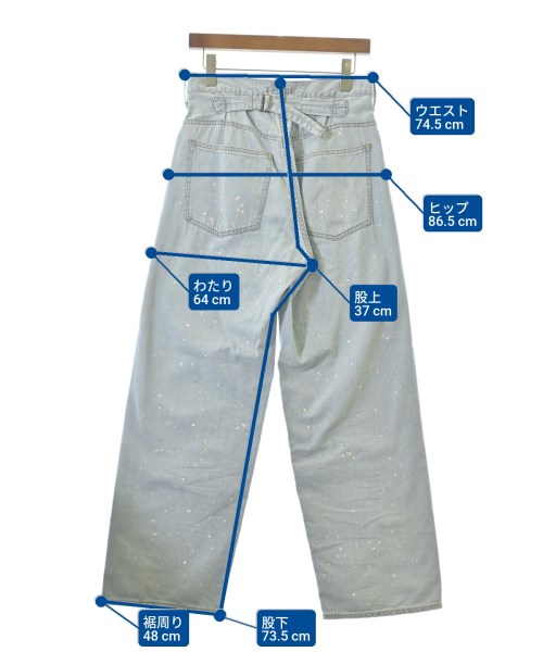 NEEDBY heritage（ニードバイヘリテージ）デニムパンツ 青 サイズ:25(S位) レディース/2200664808037