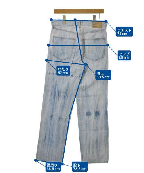 NEEDBY heritage（ニードバイヘリテージ）デニムパンツ 青 サイズ:27(M位) レディース/2200727961112