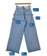 NEEDBY heritage（ニードバイヘリテージ）デニムパンツ 青 サイズ:23(XS位) レディース/2200683725063