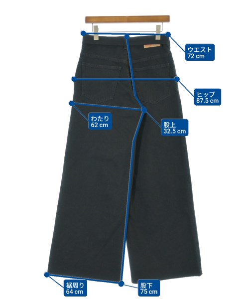 NEEDBY heritage（ニードバイヘリテージ）デニムパンツ 黒 サイズ:26(M位) レディース/2200679898047
