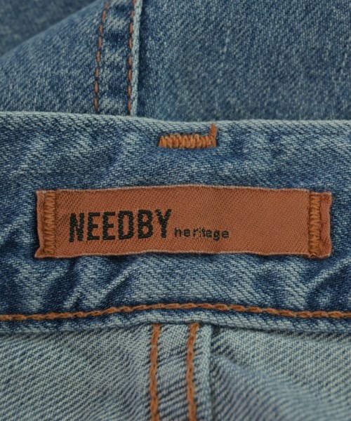 NEEDBY heritage（ニードバイヘリテージ）デニムパンツ 青 サイズ:22(XS位) レディース/2200690332063